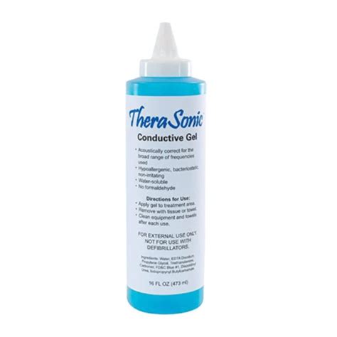 Pisces Healthcare Solutions Therasonic Conductive Gel Oz Bottle