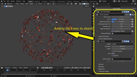 Mesh Exploder Geometry Nodes Modifier Blender Market