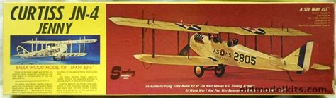 Sterling Curtiss Jn Jenny Inch Wingspan Rc Flying Model