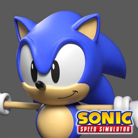 ArtStation - Classic Sonic - Sonic Speed Simulator