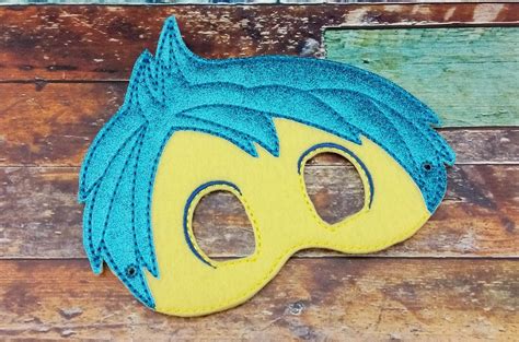 Joy Feelings Mask Inspired By Inside Out Emotions By 6gembroidery