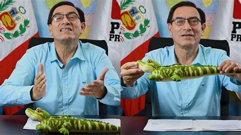 Mart N Vizcarra Defiende Su Lagarto Y Responde Cr Ticas Por Usar La