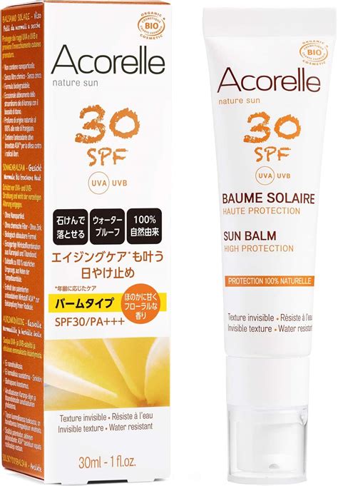 Acorelle Baume Solaire Spf Haute Protection Ml Amazon Fr