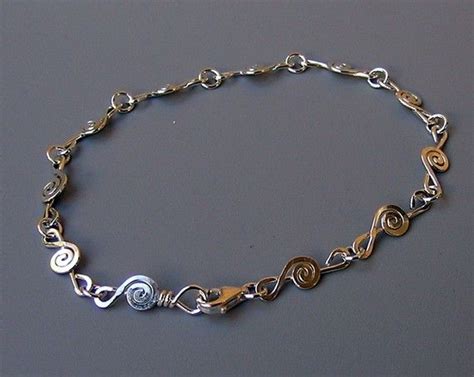 Sterling Silver Treble Clefs Bracelet