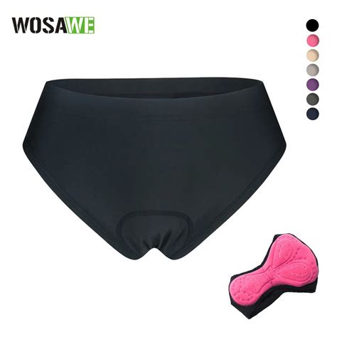 Wosawe Women S Underwearbicycle Riding Triangle Pants D Silicone