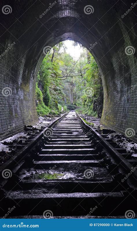 Abandoned Historic Railway Tunnel Stock Photo Image Of Australia