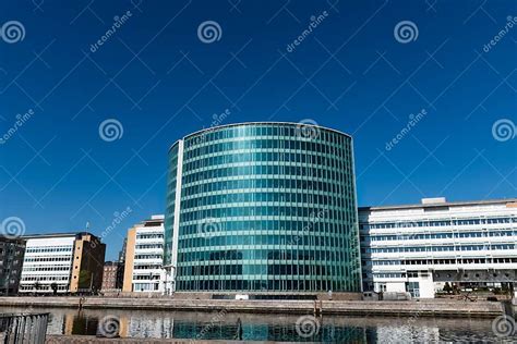 The Alm Brand Building On The Harbor Editorial Stock Image Image Of