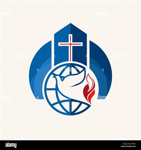 Logo For The Church Mission Service Biblical And Christian Symbols