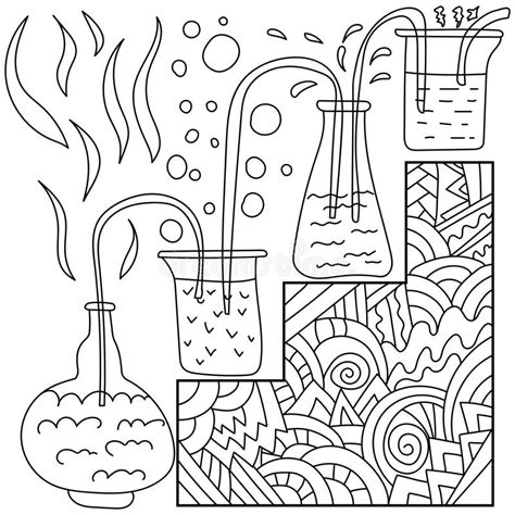 Chemical Reactions Coloring Sheets Coloring Pages