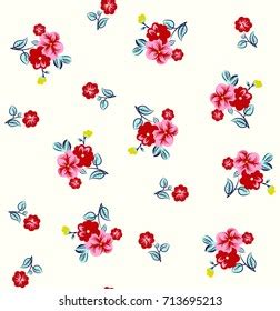 Cute Pattern Small Flower Stock Vector Royalty Free