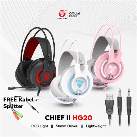 Jual Fantech Chief Ii Hg20 Rgb Gaming Headset Shopee Indonesia