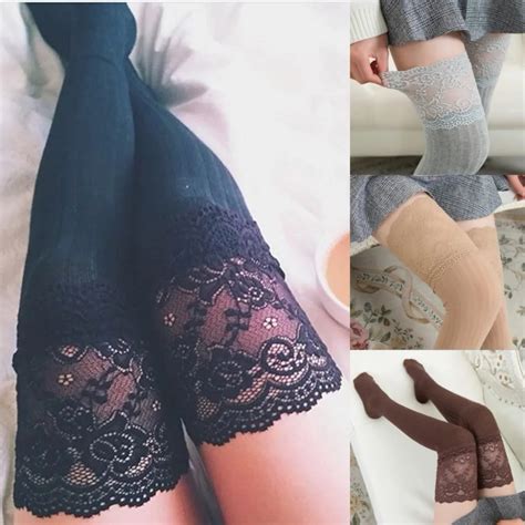 Female Collants Sexy Stocking Patchwork Warm Long Lace Fashion Women S