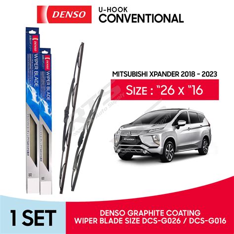 Denso Graphite Coating Conventional Standard Wiper Blade Mitsubishi