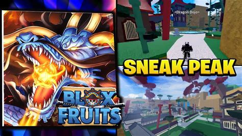 Nova Sneak Peak Do Blox Fruits Dragon Dojo E Rework Da Ilha Youtube