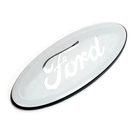 2004 2016 Ford 9 Silver Black Oval Logo Emblem Grille Tailgate F150