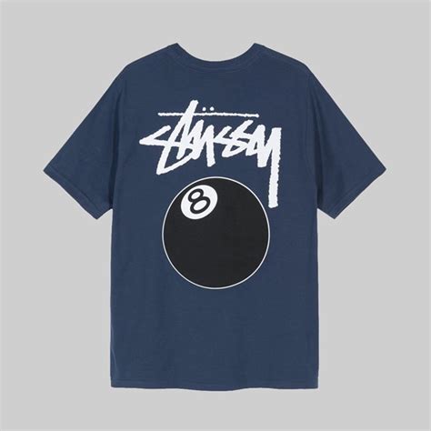 STUSSY 8 BALL SS T-SHIRT NAVY | Stussy Tees