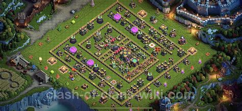 Farming Base Th14 With Link Anti Air Electro Dragon Clash Of Clans