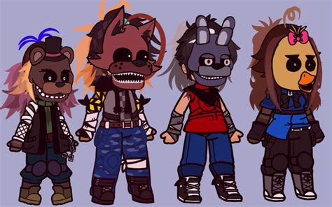 The Fnaf 4 Tormentors With Mask