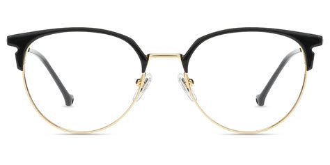 Womens Full Frame Mixed Material Eyeglasses