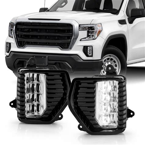 For 2019 2020 Gmc Sierra 1500 Denali Crew Cab Full Led Fog Lights Pair