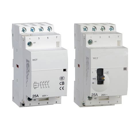 Iec en 61095模块化接触器20a 25a 40a 63a 230v 400v Ac50 60hz Ac 1 7a 7b家用接触器