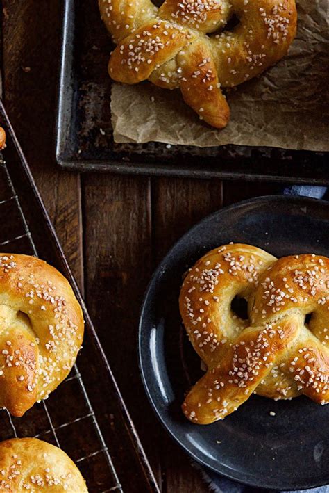 Hot Buttered Soft Pretzels Recipe Soft Pretzel Recipe King Arthur