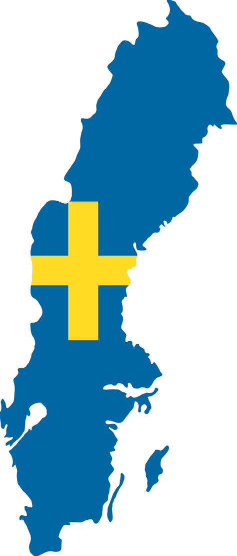 Sweden flag pin map location 23427092 PNG