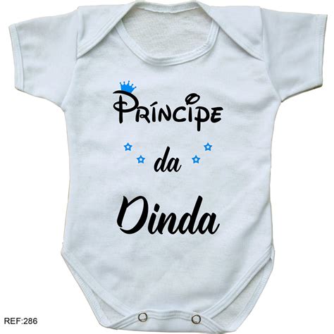 Body Beb Personalizado Pr Ncipe Da Dinda Elo