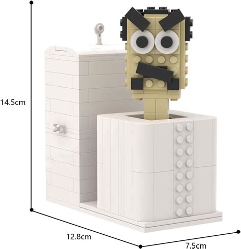 Skibidi Kit de construcción de figuras de acción para inodoro