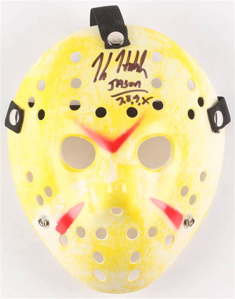 Kane Hodder Signed Friday The Th Mask Inscribed Jason X