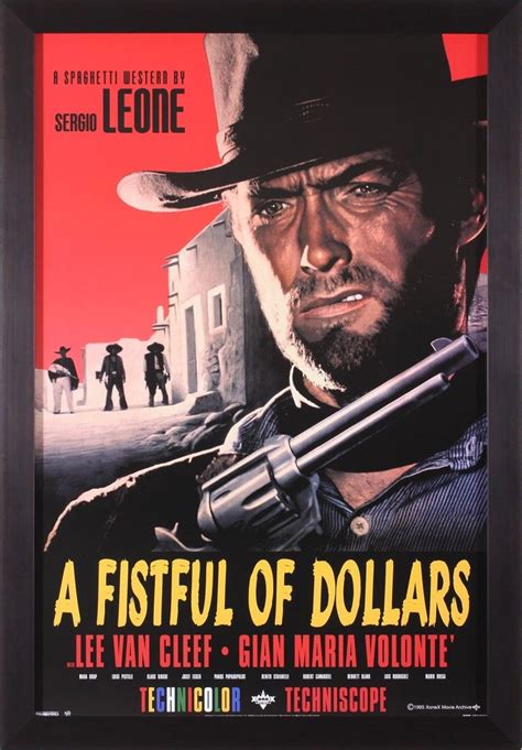 A Fistful Of Dollars Movie Posters Vintage Vintage Movies