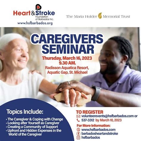 Caregivers Seminar The Heart Stroke Foundation Of Barbados Inc