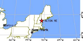 Acton, Maine (ME) ~ population data, races, housing & economy