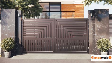 Modern Front Gate Design Ideas for Your Modern Home - Gateswale