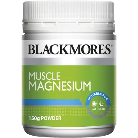 Blackmores Muscle Magnesium 150g Woolworths