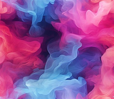 Premium Ai Image A Close Up Of A Colorful Smoke Background With A