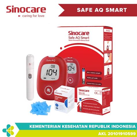 Jual Sinocare Safe Aq Smart Alat Cek Gula Darah Original Shopee Indonesia