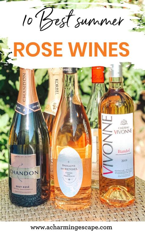 10 best rosé wines to drink this summer A Charming Escape