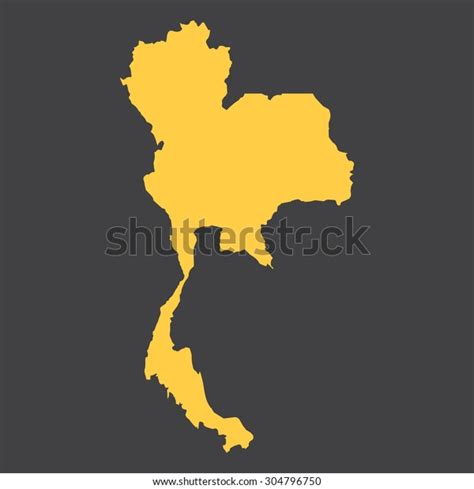 Thailand Bordermap Vector Illustration Eps8 Stock Vector (Royalty Free ...