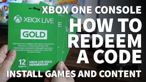 How To Redeem Codes On Xbox One Redeem Xbox T Card And Activate