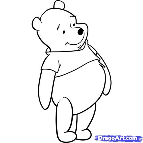 How To Draw Pooh Winnie The Pooh Step By Step Disney Characters