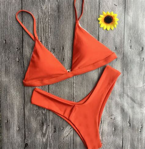 New Summer Women Micro Bikini Set Sexy Low Waisted Swimsuit Bottom Crop