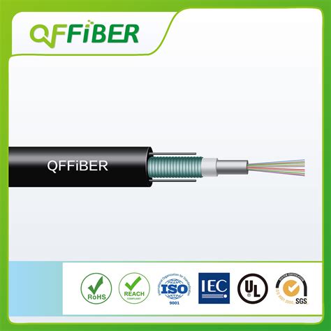 Outdoor Single Jacket Central Loose Tube Armored Fiber Optic Cable