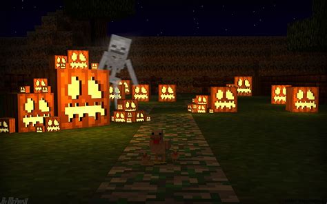 Minecraft Halloween Horror Wallpapers On Wallpaperdog