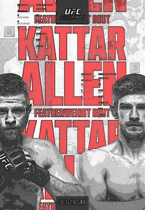 Ufc Fight Night Kattar Vs Allen Wiki Mma Amino