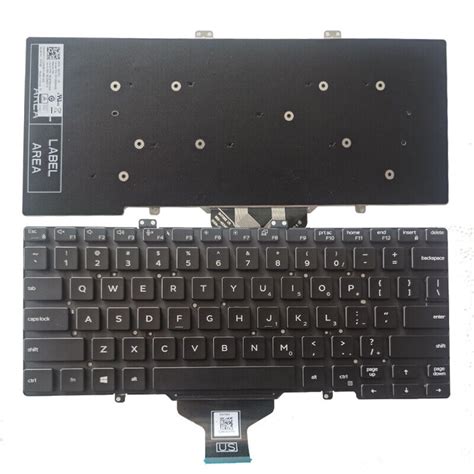 US Laptop Keyboard For Dell Latitude 5400 5401 5410 5411 7400 7410 No