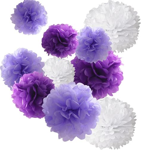 Amazon Pcs Tissue Hanging Paper Pom Poms Hmxpls Flower Ball