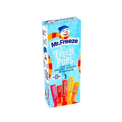 Mr Freeze Ice Pops Blue Raspberry 20 Pops X 45ml | ubicaciondepersonas ...