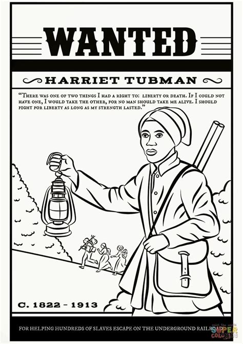 Harriet Tubman Printable Worksheets