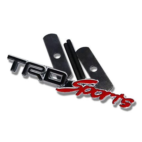 Sieece TRD Sports Metal Front Grille Emblem Sticker For Toyota Vios